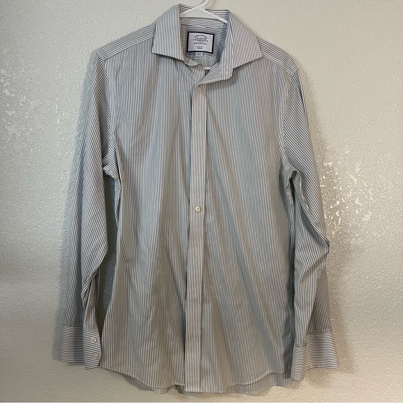 Set of 3 NWOT Charles Tyrwhitt 100% Cotton Non-iron Slim Fit Dress Shirts - Picture 6 of 13